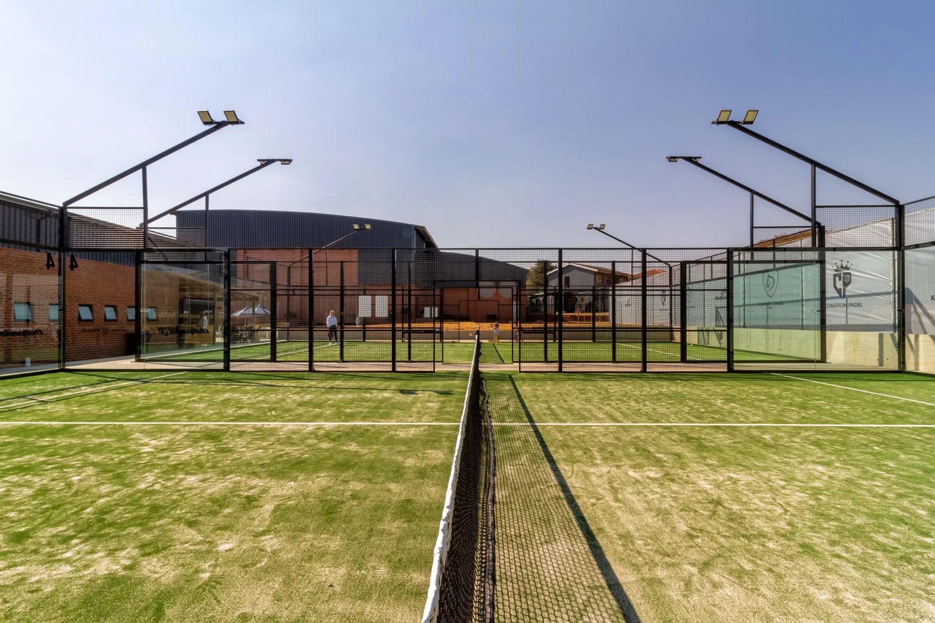 Two padel courts turnkey service South Africa