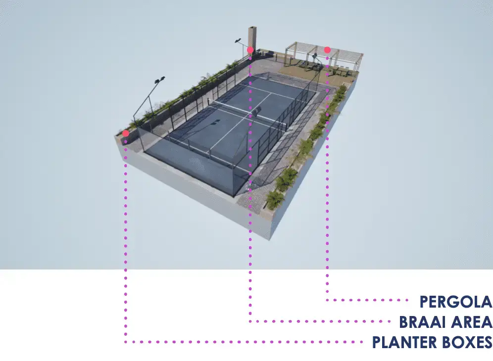 Residential padel court conversion